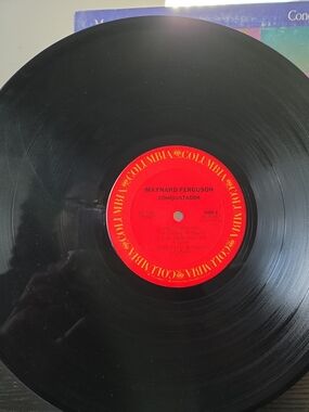 Columbia Black Vinyl LP with Red Center Label